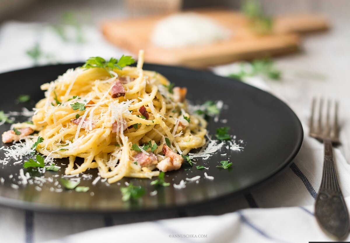 Паста карбонара «pasta alla Carbonara»