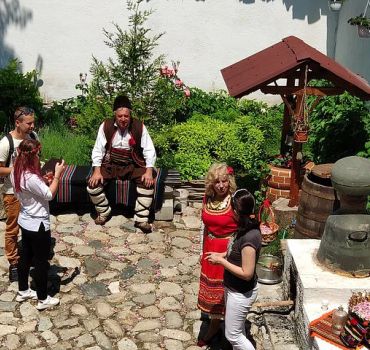 Picking Roses Workshop with Extracting Rose Oil in the Gardens of Karlovo