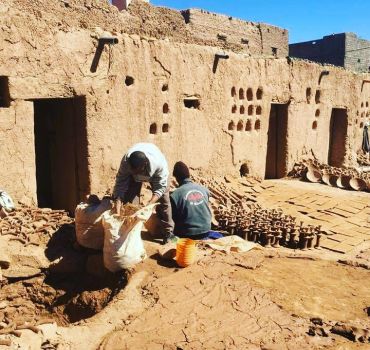 Pottery workshop in moroccoo