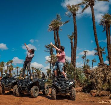 Sunset Quad Biking in the Palm Grove of Marrakech