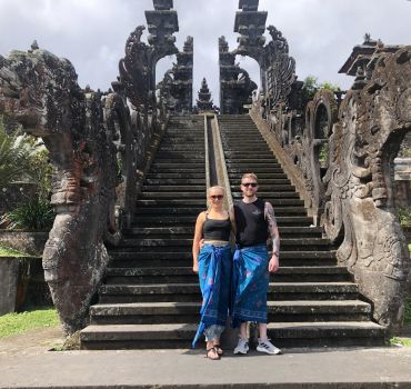 Bali waterfall and temple tour