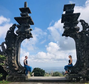 Bali waterfall and temple tour