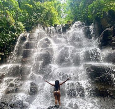 Bali waterfall and temple tour