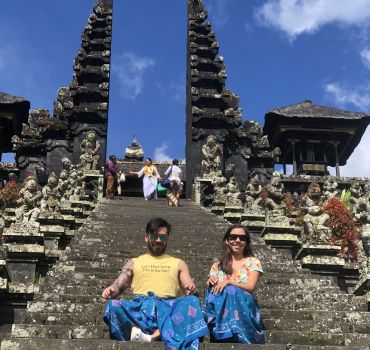 Bali waterfall and temple tour