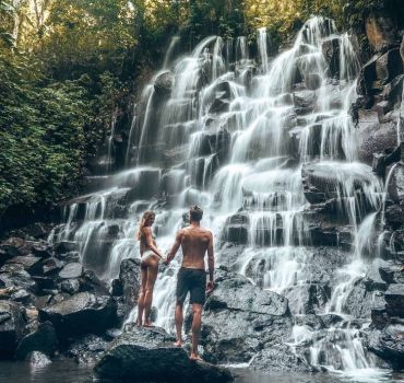 Bali waterfall and temple tour