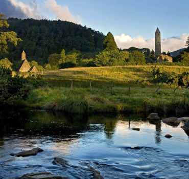 From Dublin to Glendalough , Wicklow mountains and Kilkenny and a Sheepdog Demonstration