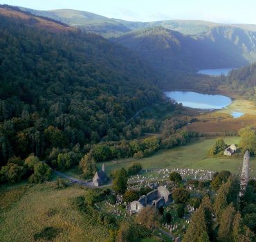 From Dublin to Glendalough , Wicklow mountains and Kilkenny and a Sheepdog Demonstration