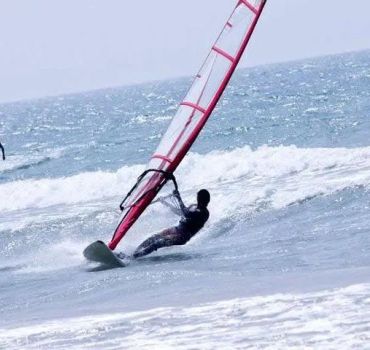 Wind Surfing in Negombo