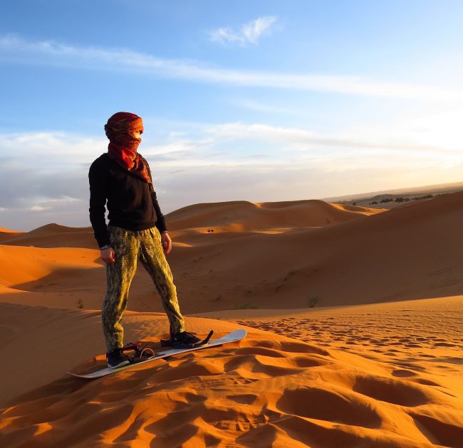 Morning Desert Safari with Desert Sand Boarding