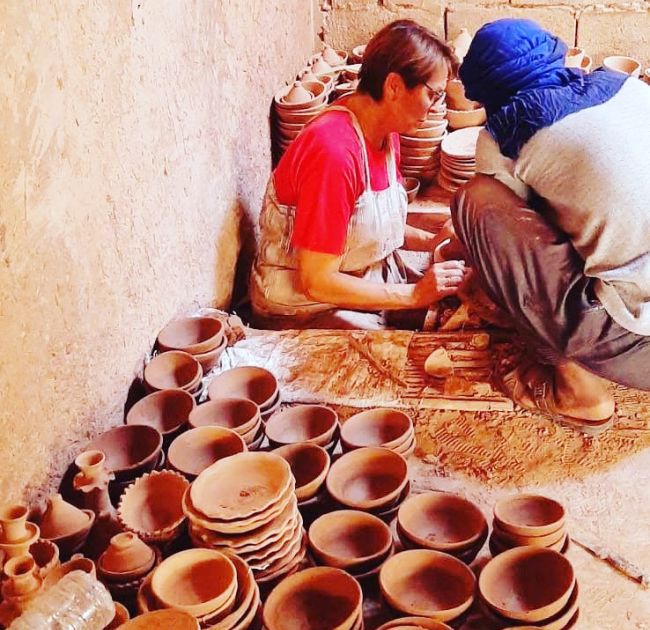 Pottery workshop in moroccoo