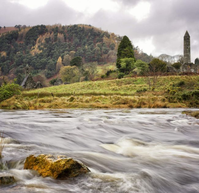 From Dublin to Glendalough , Wicklow mountains and Kilkenny and a Sheepdog Demonstration